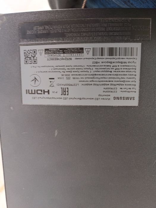 Монитор от Samsung 60 гц.(На запчасти)