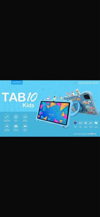 Bolalar plansheti OTEETO Tab 10 Kids, 4G Sim card, Детский умные планш