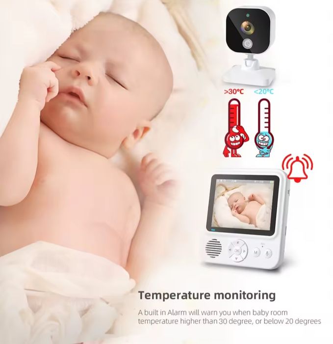 Sigilat Baby monitor premium nightvision 8 melodii