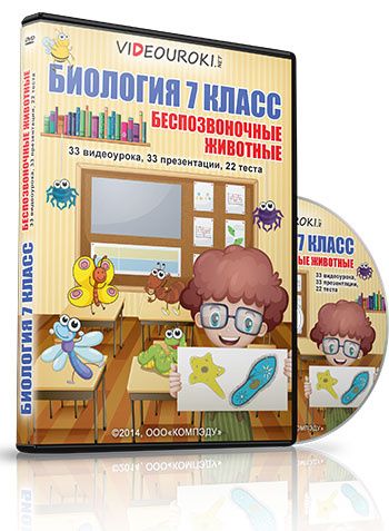 Биология 7й класс (видеоуроки)