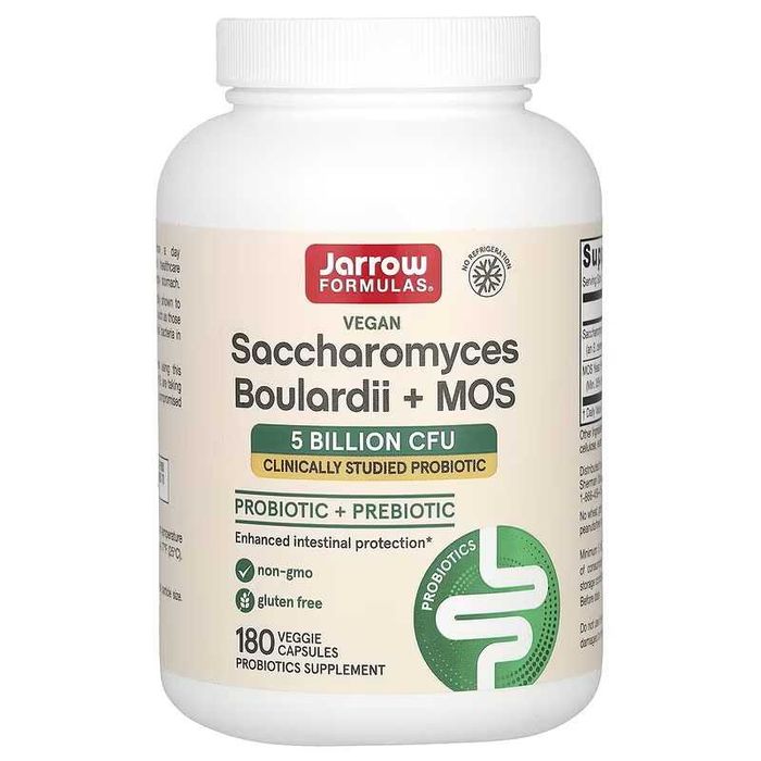 Jarrow Saccharomyces Boulardii сахаромицеты Буларди манноолигосахариды