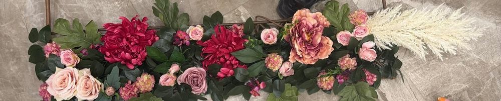 Панели с изкуствени цвета ръчна изработка