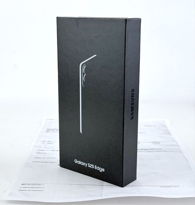 НОВ! Samsung Galaxy S25 Edge 5G 256GB 12RAM Black 2г. Гаранция!