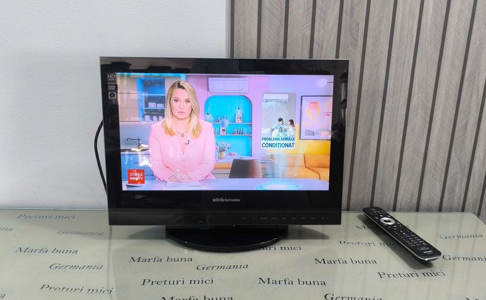 Televizor LED SilvaSchneider - 19 inch/48 cm - 12V Camion Rulotă cu DVD