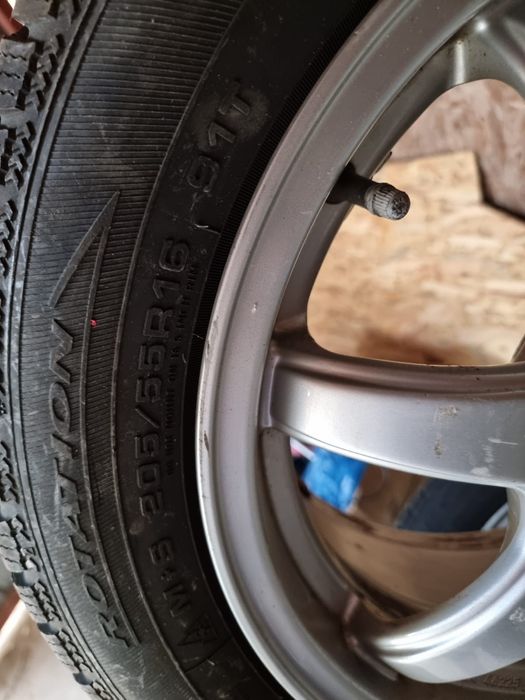 Jante aliaj R16 Ford 5x108 cu anvelope de iarna Debica Frigo 205/55/16