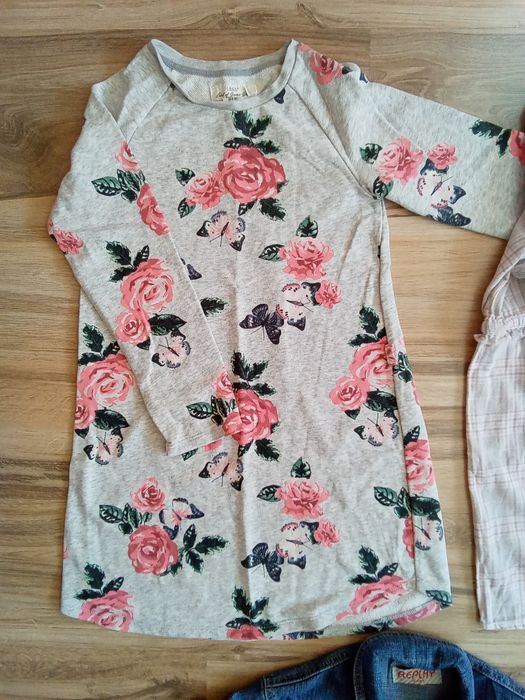 Две роклички и якенце 134 размер