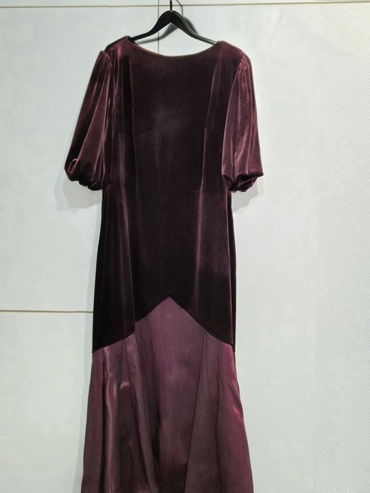 Бархатное платье