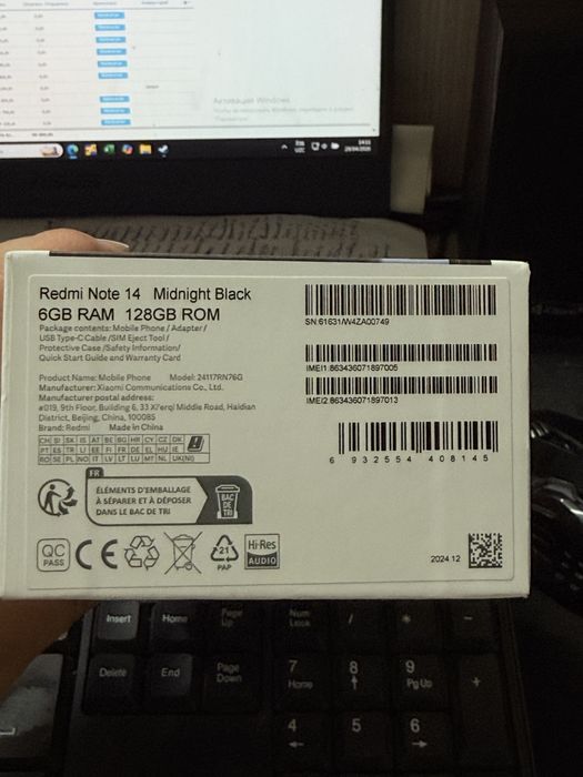 Redmi not 14 6/128gb