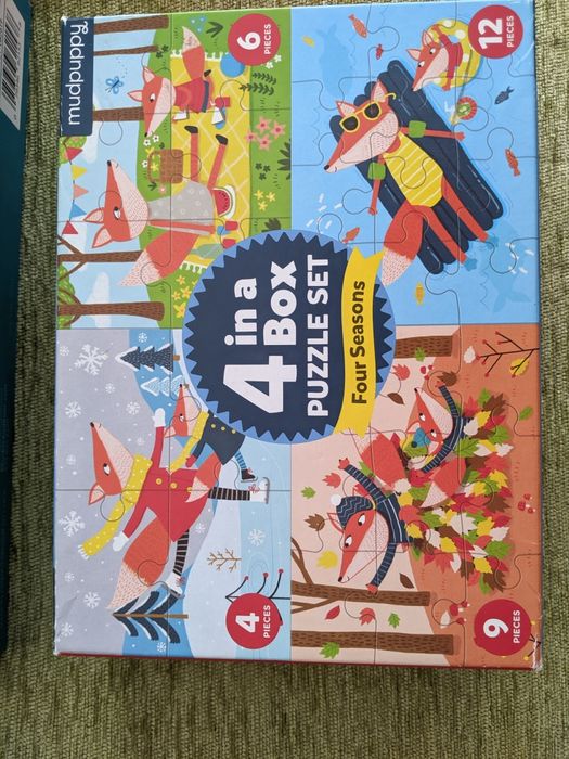 Пъзели с различна трудност,3-6 г., САЩ