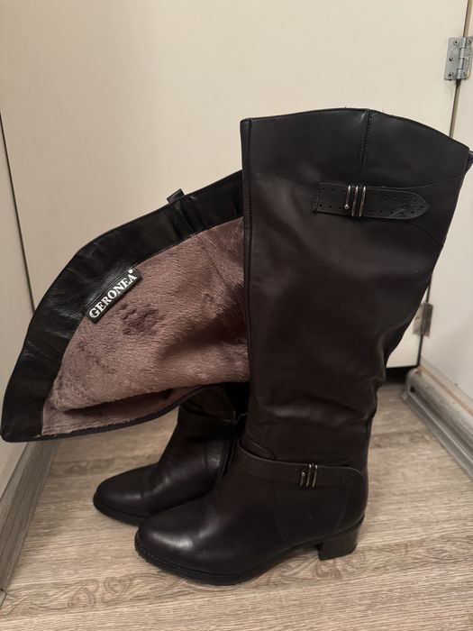 Сапоги- ботфорты женские