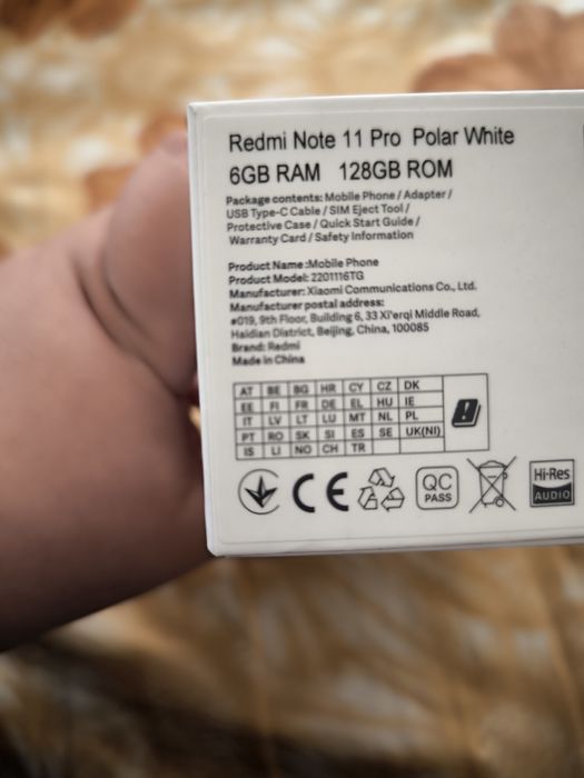 Redmi Note 11 Pro Polar White 6 GB / 128 GB