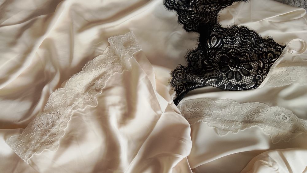 Шёлковый пеньюар длинный с сорочкой