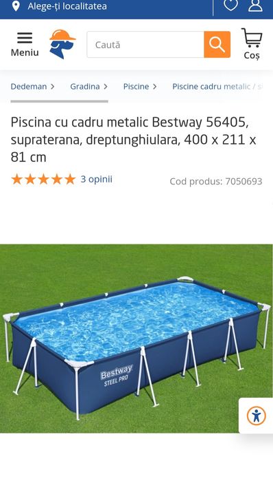 Piscina Bestway 400×211×81cm