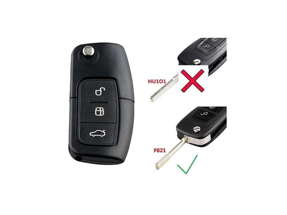 Кутийка за ключ за Ford Fiesta MK6, B-Max, Focus MK2, Galaxy MK3, Kuga