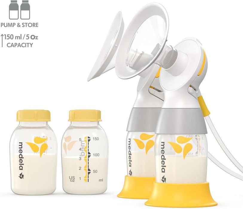 Medela Classic PersonalFit Flex – Двоен комплект за изцеждане за електрически помпи, съвместим с Freestyle Hands-Free и Swing Maxi