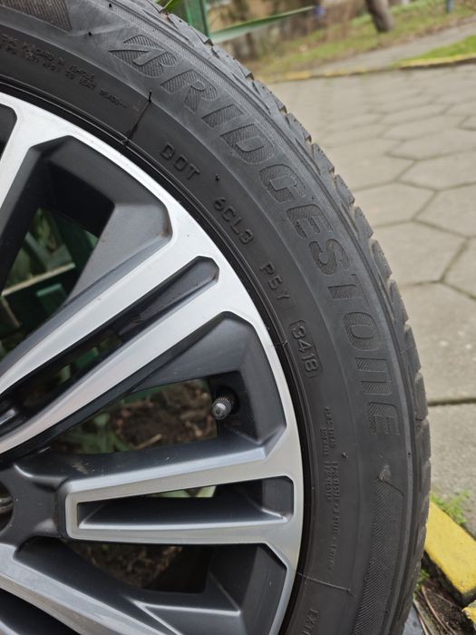 Джанти 16ки 5х100 с летни гуми Bridgestone 195/55/16