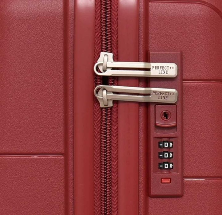 Куфар за ръчен багаж 55 х 37 х 20см Полипропилен четири двойни колелца