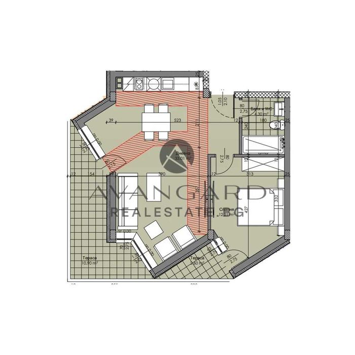 Продава се Двустаен апартамент в Пловдив, Христо Смирненски - 76 кв.м за 1800 €/кв.м - Снимка #4
