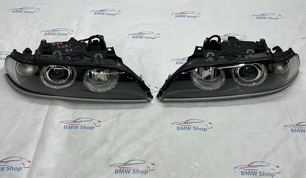 Передние фары от bmw e39, бмв е39 рестайлинг