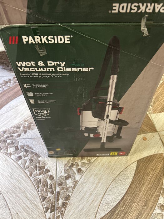 Прахосмукачка parkside 1400 w