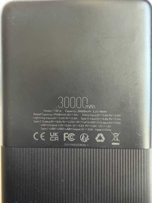 Външна Батерия Powerbank 30000ah