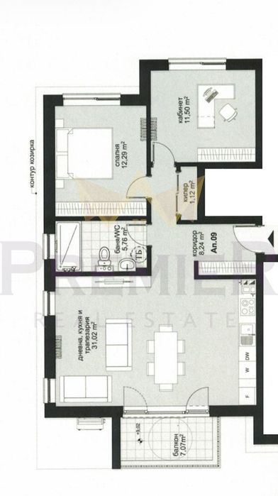 3-стаен в Варна-Виница площ 102 цена 137700