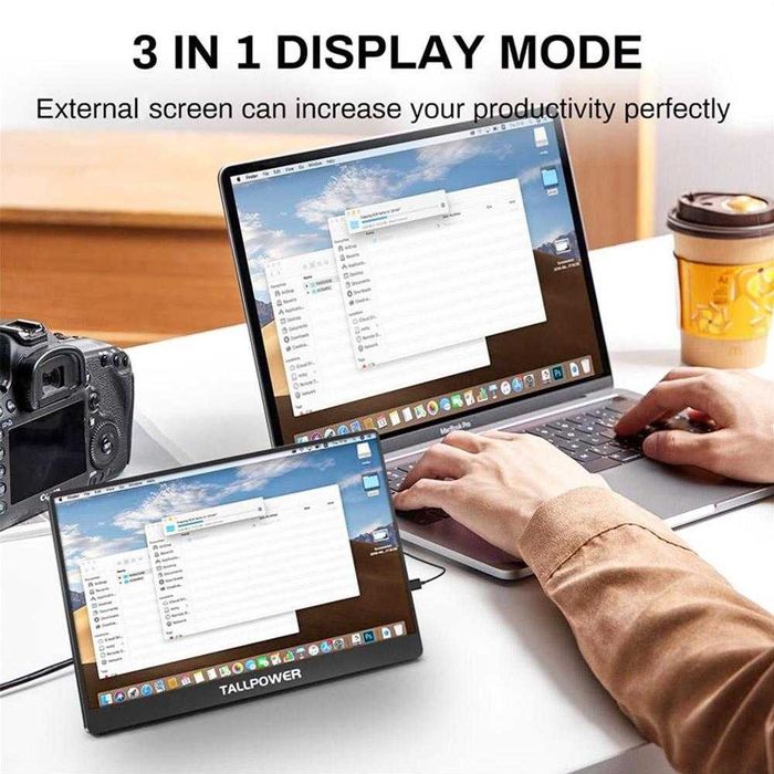 *Портативный монитор 15.6" 2K 60 Гц IPS SuperClear. Есть доставка