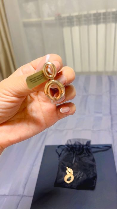 Продам золотые новые сережки
