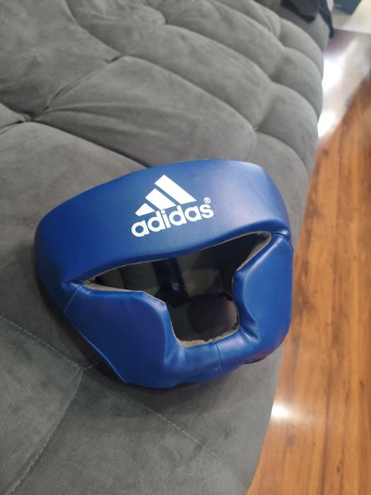 Шлем для единоборств adidas синий