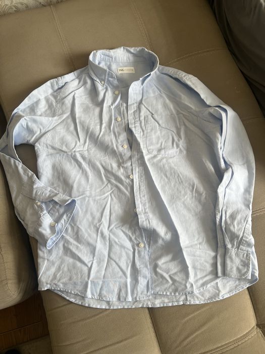 Рубашка Zara лён