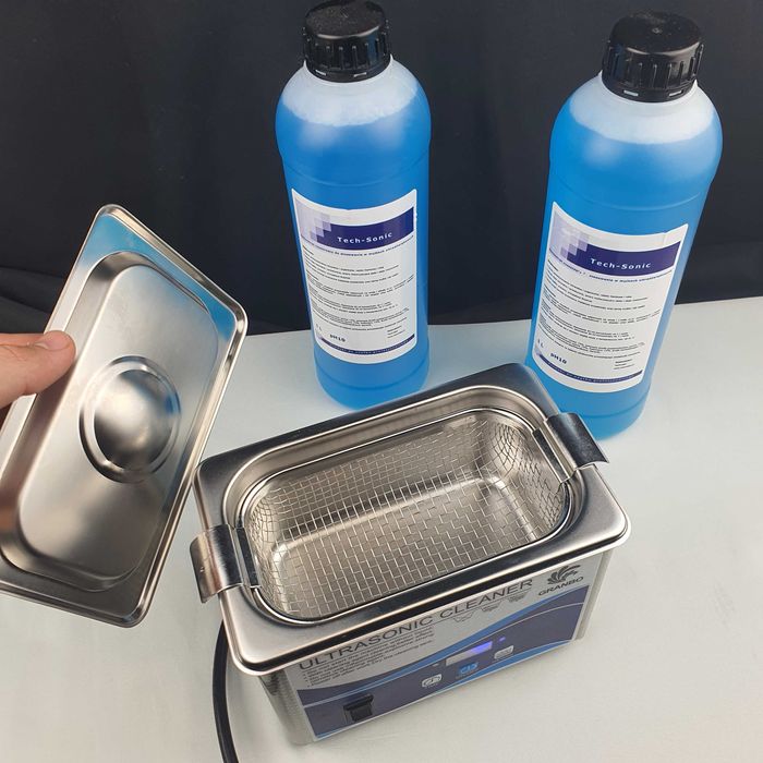 Aparat Profesional pt Curățare cu Ultrasunete din Inox cu 2L Soluție