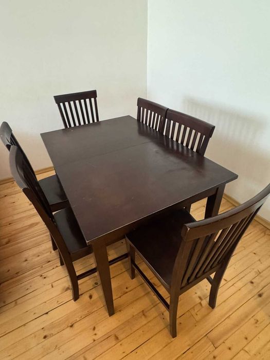 маса с 4 стола Ikea