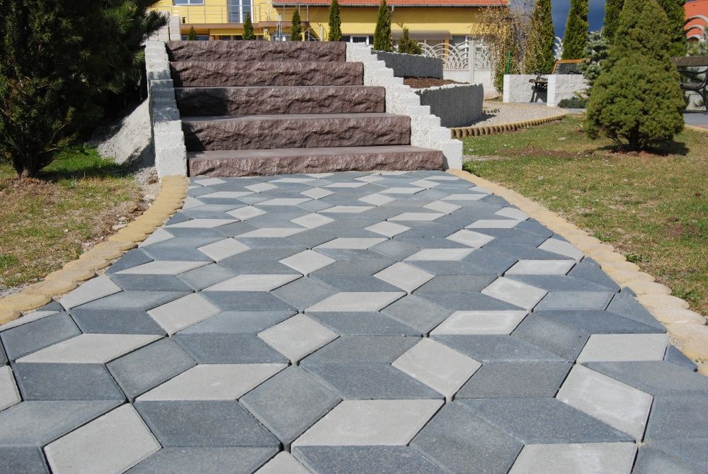 Pavaj/Pavele/Dale/borduri vibropresate,Garduri,Romb 3D Teleorman