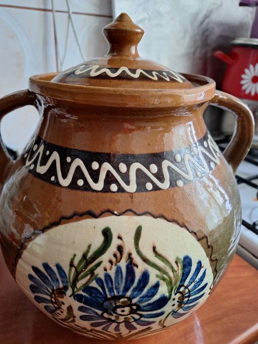 Oală de lut pentru sarmale