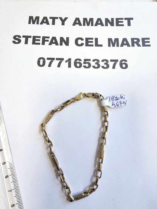 Vand bratara din aur 14 k 4.69 g cod 581