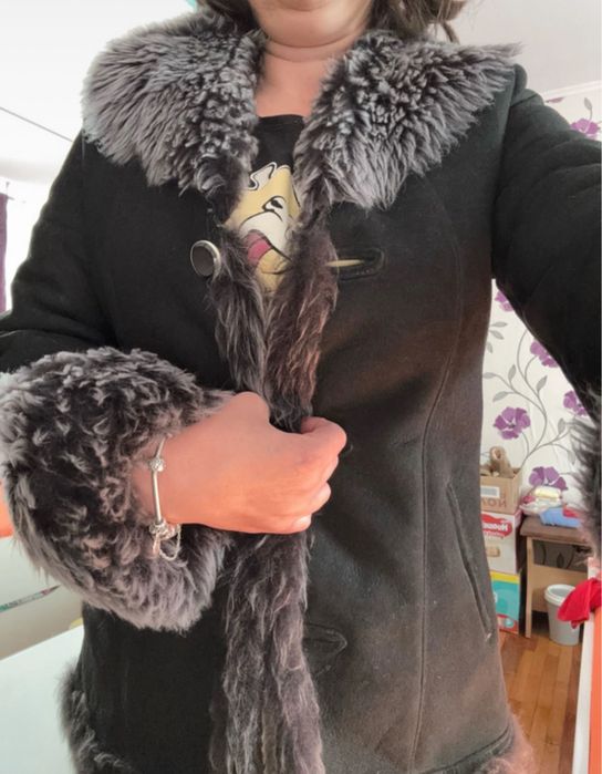 Cojoc piele întoarsă S