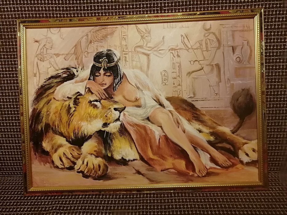 "Клеопатра со львом"