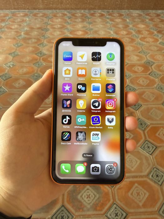 iPhone XR 128GB (17 Pro korpus) sotiladi