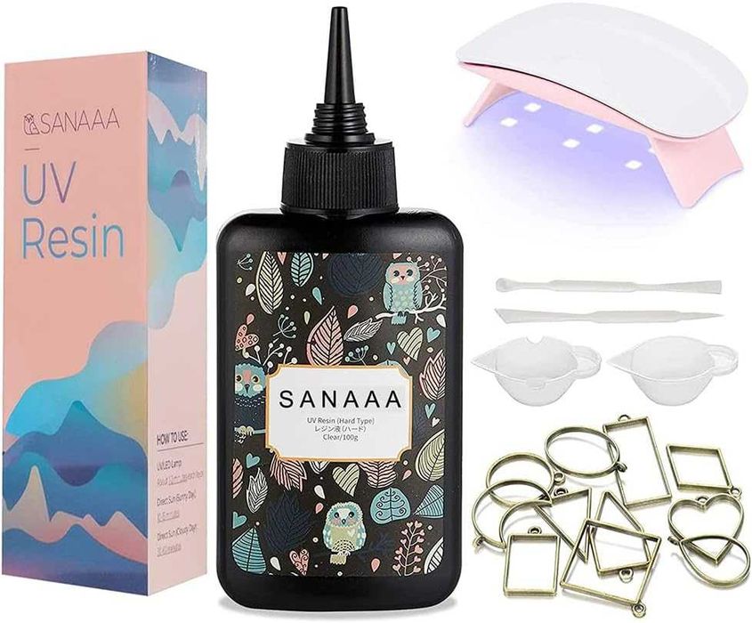 SANAAA UV Resin – прозрачна UV смола с висок гланц, 100 г