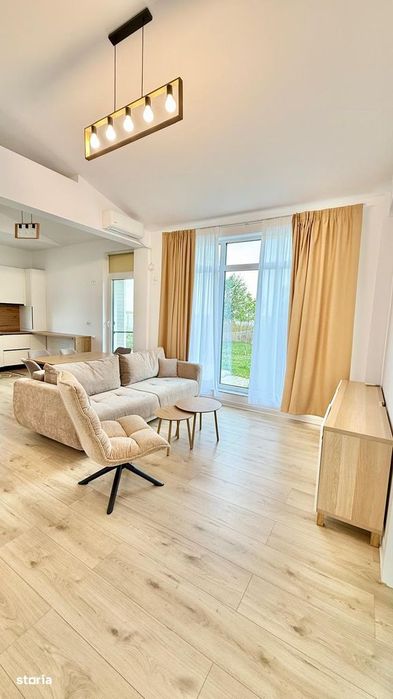 Inchiriez casa 4 cam Corbeanca, 500mp teren, cartier privat, liniște