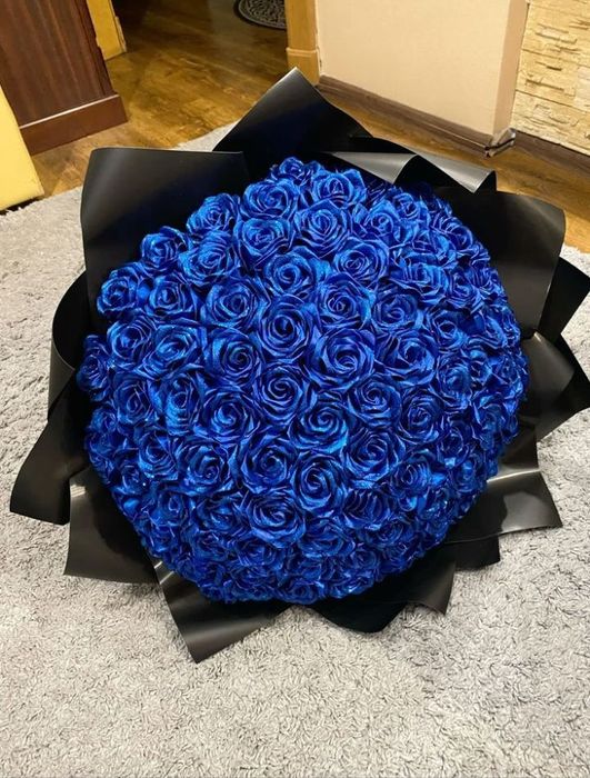 Букеты из атласных лент