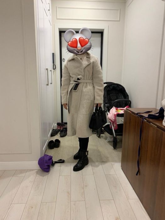 Шубка пальто теплое