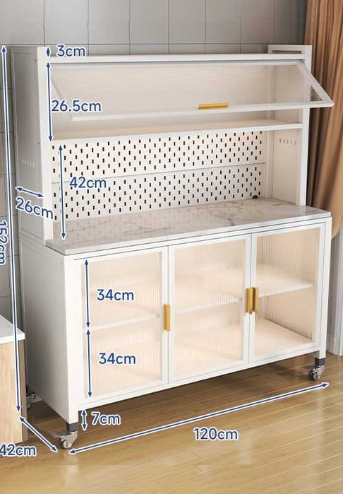 Современный шкаф с откидной дверцей

Идеален для посуды и техники