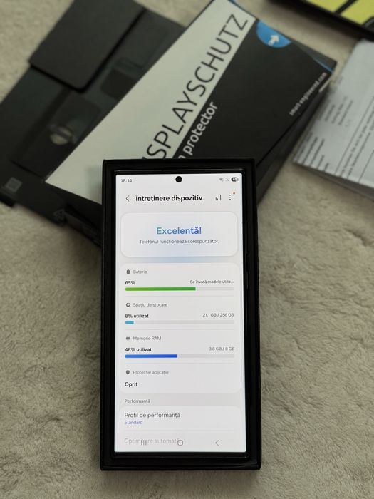 Samsung Galaxy S23 Ultra Phantom Black 256 GB full box +. Folie , factura husa !