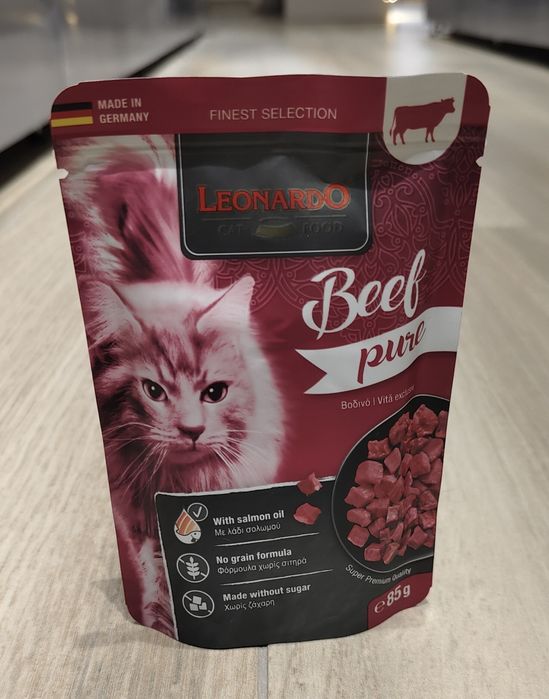 Влажный корм для кошек Leonardo леонардо