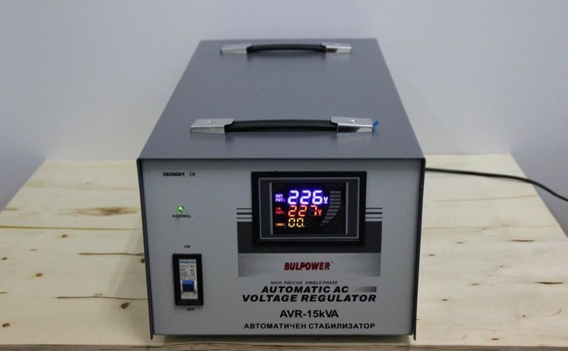 Стабилизатори на ток и напрежение 15 KW BULPOWER с LED дисплей