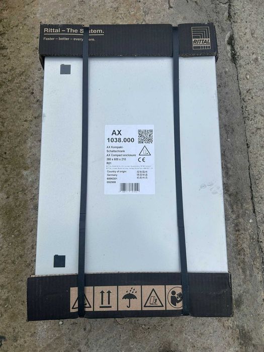 Dulap metalic Rittal AX 1038000 – închidere IP66 / tablă oțel – nou