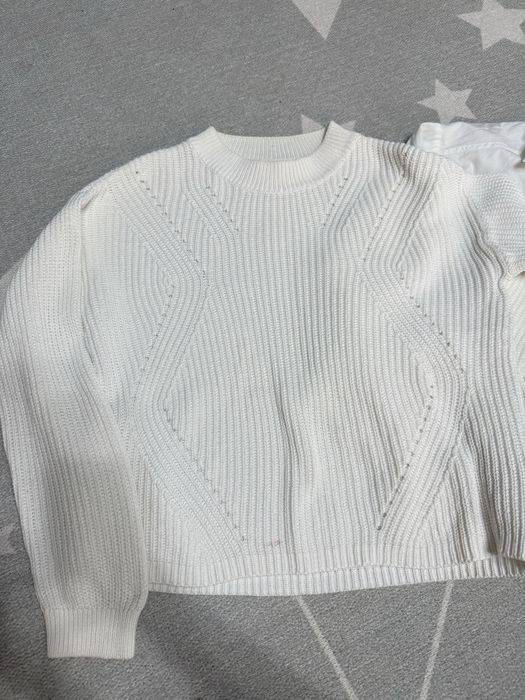 Школьные рубашки и кардиганы на девочку от zara, mango