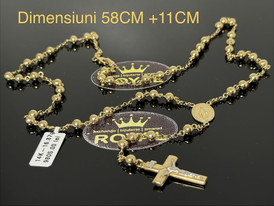Bijuteria ROYAL : Lant AUR 14K NOU Matanie / 16.37 GR
