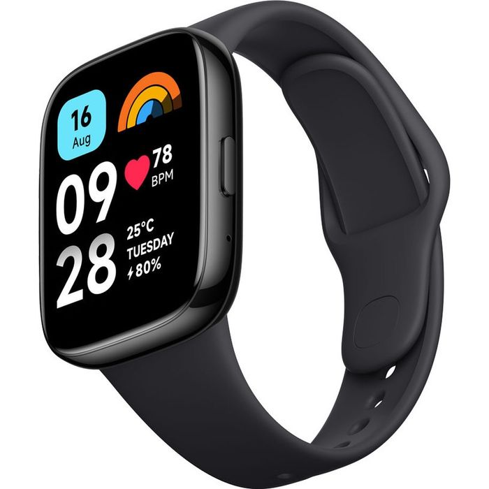 Смарт часовник Xiaomi Redmi Watch 3 Active Black 47 MM, пулсомер, SPO2